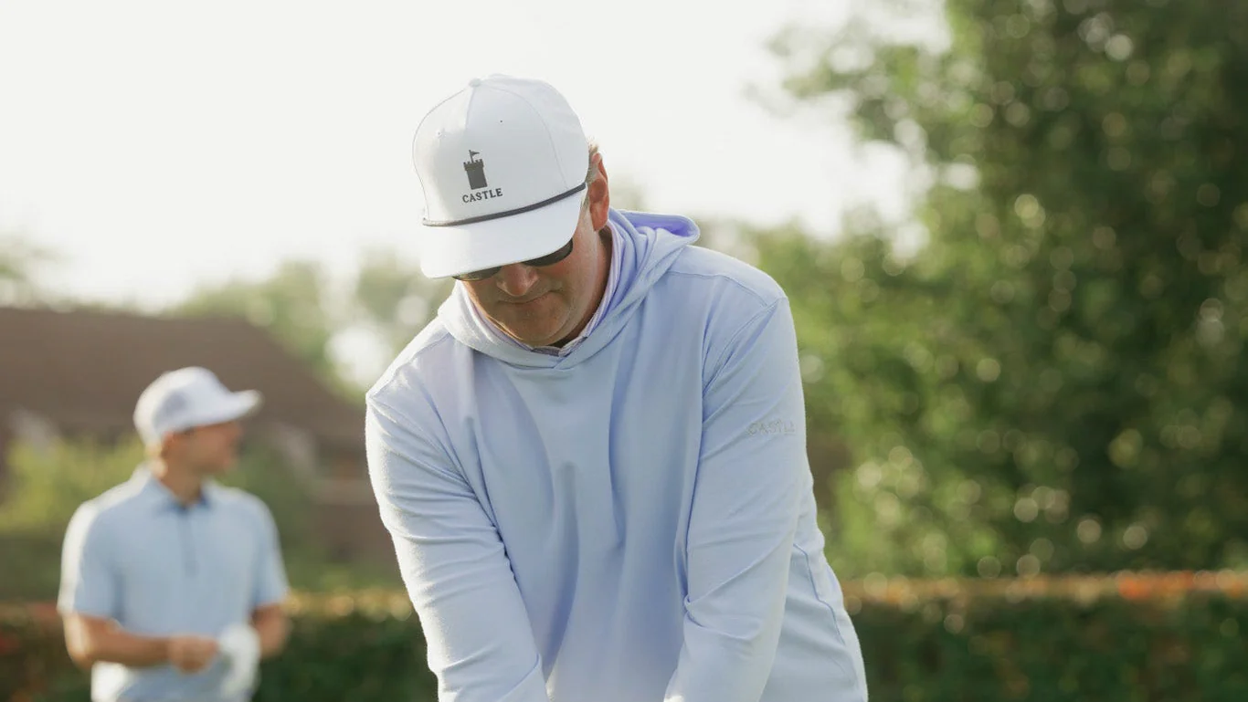 Castle Golf Co. Spring/Summer 2026 collection — golfers on course